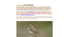 Desktop Screenshot of cleybirds.com