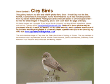 Tablet Screenshot of cleybirds.com